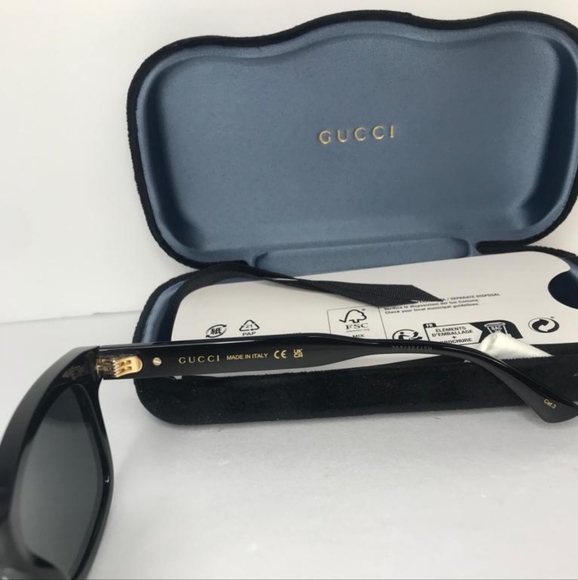 💯 Original  GUCCI GG0824S 005 SUNGLASSES - Picture 10 of 11